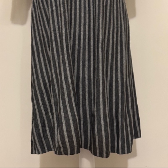 JustFab Black and White A-Line Midi Dress with Bateau Neckline, size 1X - Picture 5 of 8